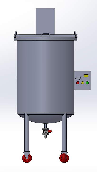 Ribbon Blender Mixer Alternate View